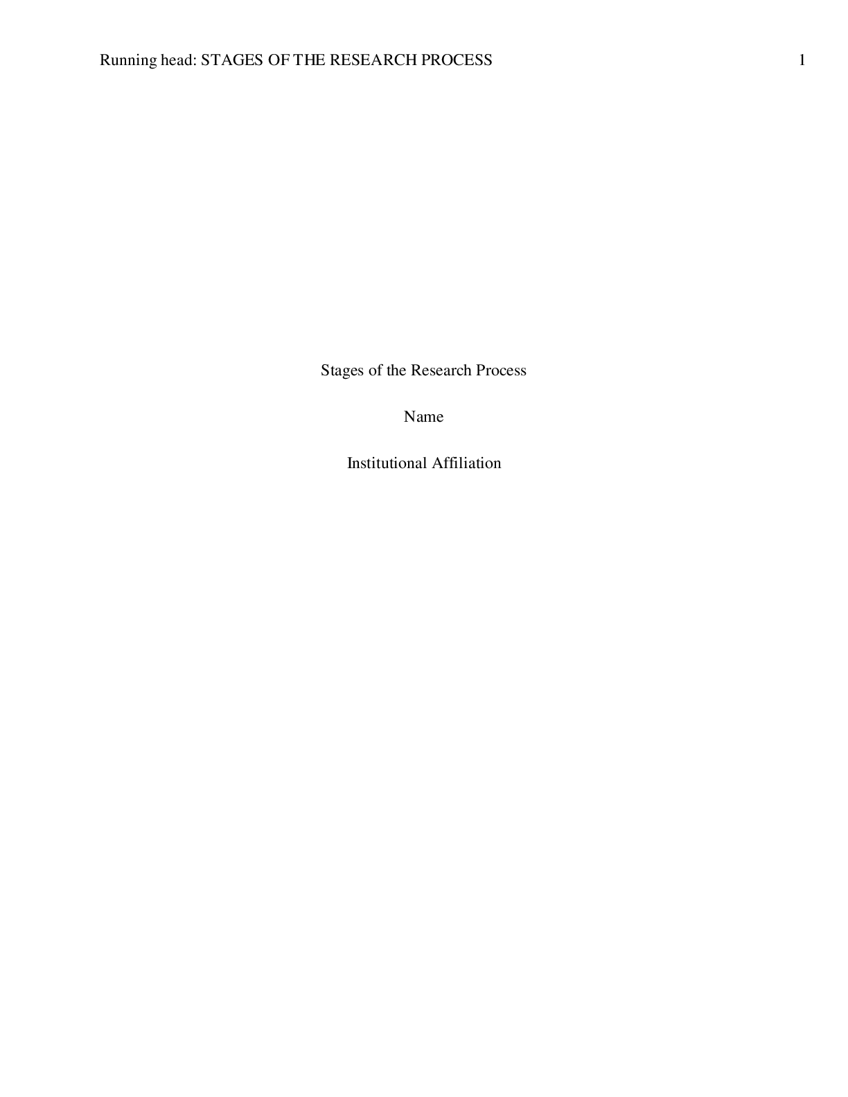 Preview image for Stages in Research